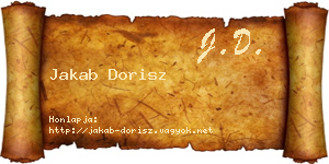 Jakab Dorisz névjegykártya